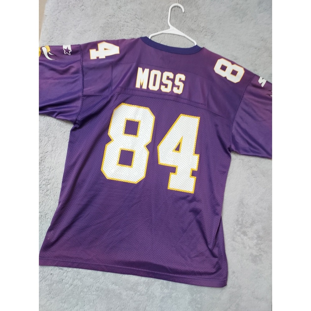 Vintage Randy Moss Jersey Mens XL 52 Starter Minnesota Vikings NFL Football 90s